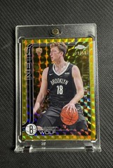2025-26 Topps Chrome – Danny Wolf #277 Gold Geometric Refractor /50 (RC)