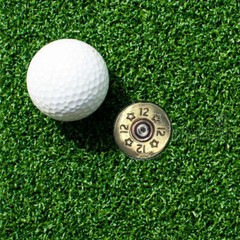 Shotgun Shell Golf Ball Marker – Golfing, Outdoor and Indoor Sports, 12 gauge