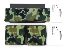 Nike Swoosh Headband & Wristbands Set Adult Dri-Fit Oil Green/Sequoia/Black