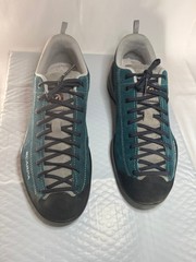Scarpa Mojito Suede Approach Shoes Men’s US 9.5 EU 42.5 Teal Gray Vibram Hiking