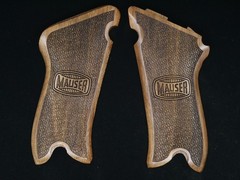LUGER P08/P 08 WALNUT GRIP SET CUSTOM DESIGN *SANDED-MAUSER*