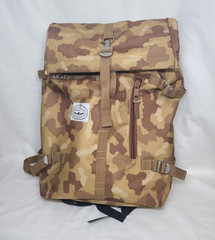 Poler Outdoor Stuff Tactical Rucksack 20L Brown Tan Camo Buckle