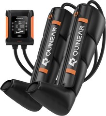 QUINEAR Professional Leg Recovery System, Cordless Air Compression Size M, QN90M