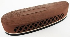 Pachmayr F325 Deluxe Field Recoil Pad White Line Base Medium 1.10″ Brown – 00007