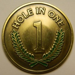Hole in One Golf Ball Marker New Unique Magnetic