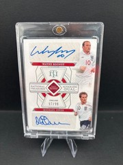 2022 Panini National Treasures Rooney Owen Dual Auto /99 England Soccer fifa