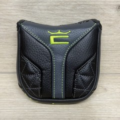 Cobra King Mallet Putter Cover Faux Leather Sik Face Tech Quilted Neon Green