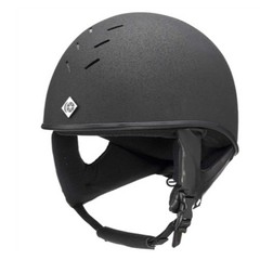 Charles Owen APM II Jockey Helmet with Ventilation – Black – Size 3, 59cm