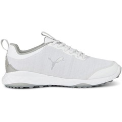 NEW Men’s Puma Fusion Pro Golf Shoes White / Silver -Pick Size & Width!