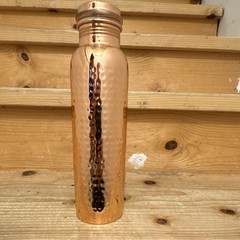 House of Ayurveda 22 fl oz Copper Water Bottle Reusable Screw-on Lid Ayurveda