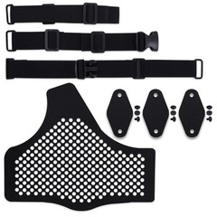 Chest Carry Rig – Leather or Tegris® – (Black) – (8-9oz) – (Ambidextrous)
