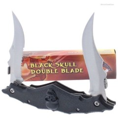 Double Liner Lock Skull Pocket Knife – NEW – FAST SHIPPING!
