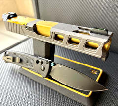 Glock 19 Gen 3 Slide RMR Optics Cut Complete Tungsten Gray G19 Upper +FREE KNIFE