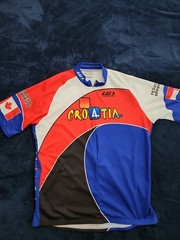 Louis Garneau Cycling Jersey Short Sleeve XL Multi Color RN 78126 Croatia
