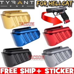 Tyrant Springfield Hellcat Pro Plus 3 Aluminum Base Pad BLACK RED BLUE GREY GOLD