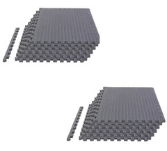 24/48pcs Puzzle Exercise Mat, 1/2″ Thick EVA Foam Interlocking Tiles