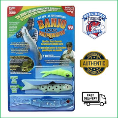 NEW Banjo Minnow 006 – 110 Piece Fishing System Free Shipping Soft Plastic Lures