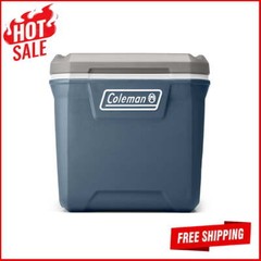 60 Qt Hard Wheeled Cooler Keep Ice 4 Days Leakproof Lid Support 250 Lbs Outdoor