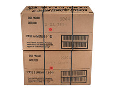 MRE U.S. Military Ready to Eat Meals INSP 2025 or Better – options 1,2,48 pack