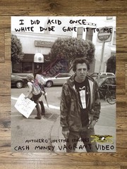 Anti Hero Skateboards Cash Money Vagrant Skate Video Poster John Cardial 13×19