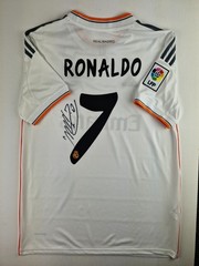 Cristiano Ronaldo jersey Real Madrid Hand Signed W/COA+Free shipping worldwide
