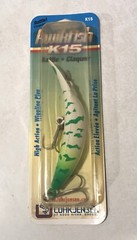 Luhr Jensen K15 LUCKY CHARM Chart Green White Salmon Plug Rattle Lure NEW Salmon