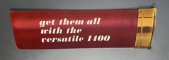 Vintage Winchester Model 1400 semi-automatic shotgun Sign Advertisement