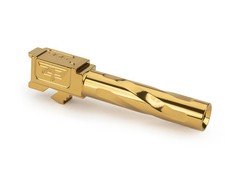 Zaffiri Precision Glock 19 Gen 5 Pistol Barrel 9mm 3.9″ Gold TiN BA-G19G5-FC-GLD