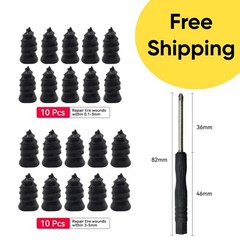 Universal Tire Repair Screw in Rubber Plug Nail Car Tyre Puncture Kit Off-Road