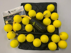 The Rope Bat – Baseball / Softball Swing Trainer w/ 24 Training Balls & Tote Bag