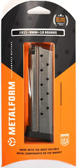 Metalform 1911 FULL SIZE Government & Commander Model 9mm 10 rd S/S NEW Magazine