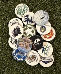 LOT OF 4 – Custom Golf Ball Markers – Your Photo or Logo – You Design It