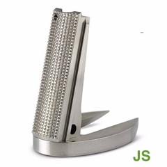 🔥1911 Stainless steel Main spring housing + Magwell – Full size Checkered, 1911