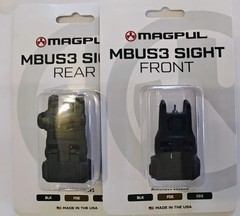 MAGP MBUS3 Sight Set Gen 3 BUIS- Front & Rear Flip Up Sights – Free Ship