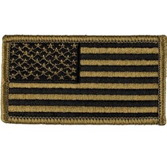 American Flag Patch – Subdued Coyote Brown OCP – Sew-On Patch
