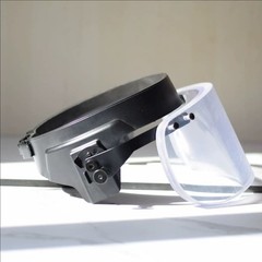 Imported Bulletproof Glass Headband Type Transparent Full Face Protective Mask