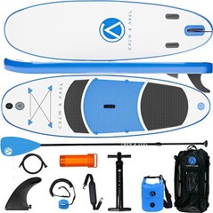 Inflatable StandUp Paddle Board Non Slip SUP W Premium Backpack 3 Fin 10’x33”x6″