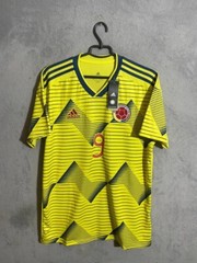 Colombia Team Jersey Home football shirt 2019 – 2020 Yellow Adidas Men Size L