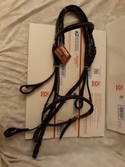Metier English Leather Horse Bridle Brown Leather. Supple, BT Crump