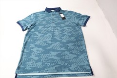 Greyson Golf Icon Camo Polo Mens Size Medium Aegean Regular New INV13107351
