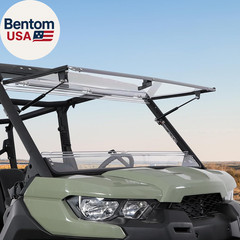 Flip Windshield Compatible with Can-Am Defender & Defender Max HD5/HD8/HD10, Scr