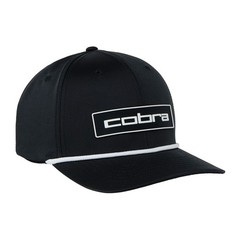 NEW 2026 Cobra Tour Tech Rope Black Adjustable Snapback Golf Hat/Cap