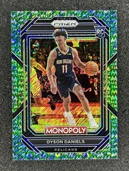 2022-23 Prizm Monopoly – DYSON DANIELS – Green Money Rookie Shimmer RC /20