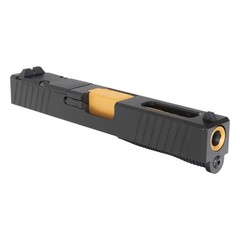 Complete Slide for Glock 19 Gen 3 – PVD Gold Ported Barrel – RMR Optic Ready