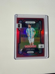 2026 Panini Monopoly FIFA World Cup Lionel Messi Red Prizm