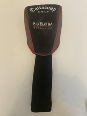 Callaway Big Bertha Titanium Driver Golf Head Cover Headcover 1 Black Red