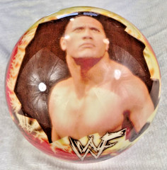 Viz-A-Ball The Rock Bowling Ball 16 lb WWF 2001 NOT Drilled Rare Wrestling