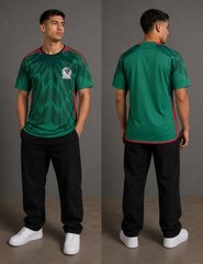 Mexico National Team Soccer World Cup 2022 Home Jersey Green & Red Size S-XXXL
