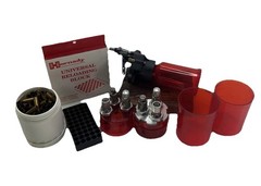 Lee Deluxe Carbide 3 Die 45ACP & 9MM & Assortment Of 357 Mag And 38 Casings