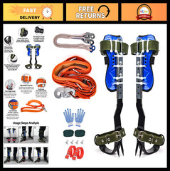 Adjustable Tree Climbing Gear Set, Spikes for Arborist Work, Climbing Tools